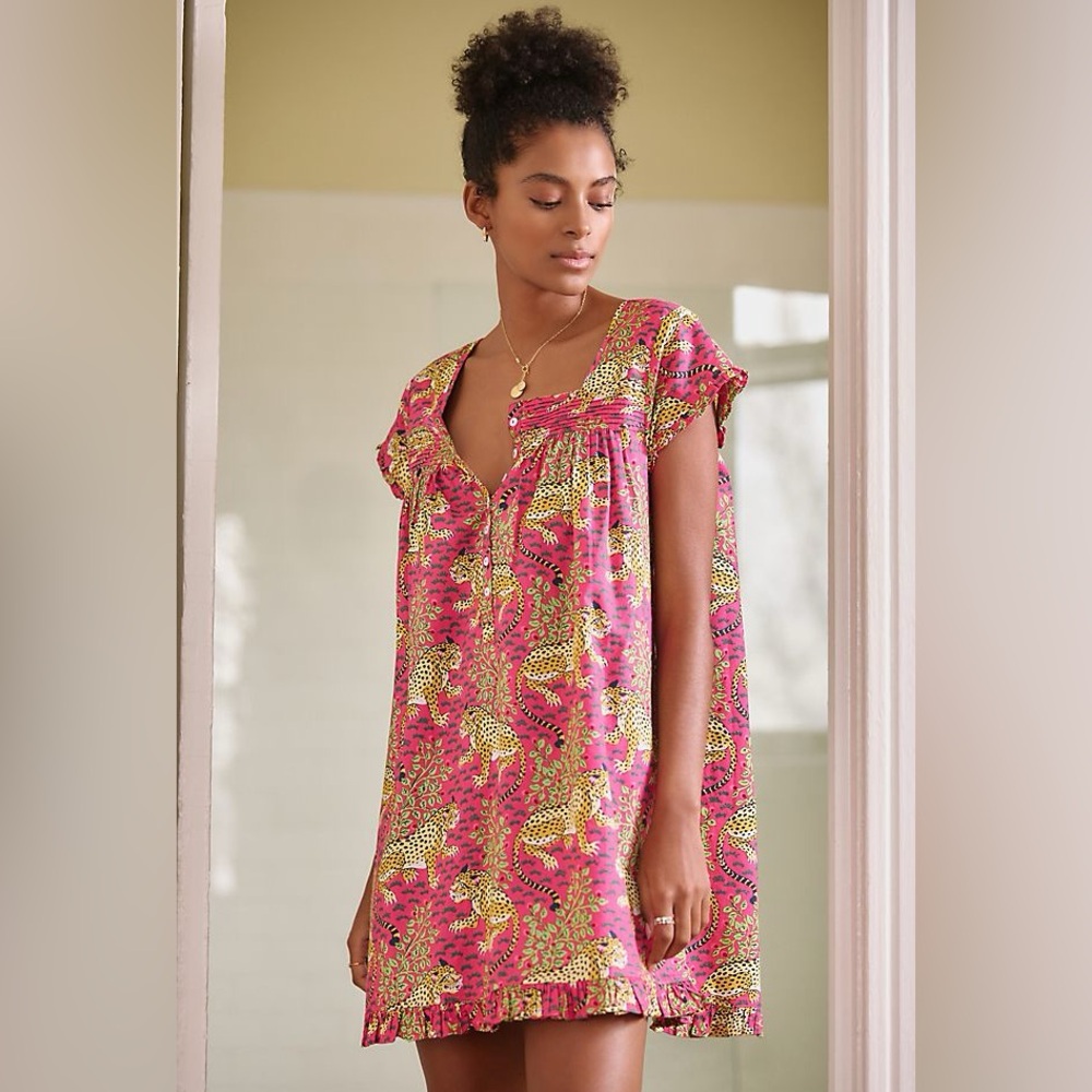 Printfresh Bagheera Pintuck Nightgown Dress XL